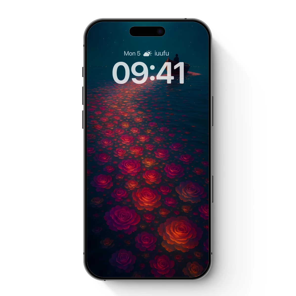 Ethereal Rose Sea: Nighttime Voyage