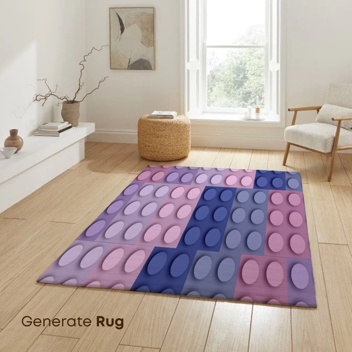 Geometric Pastel Mosaic: A Modern Pixel Art Symphony - Image 6