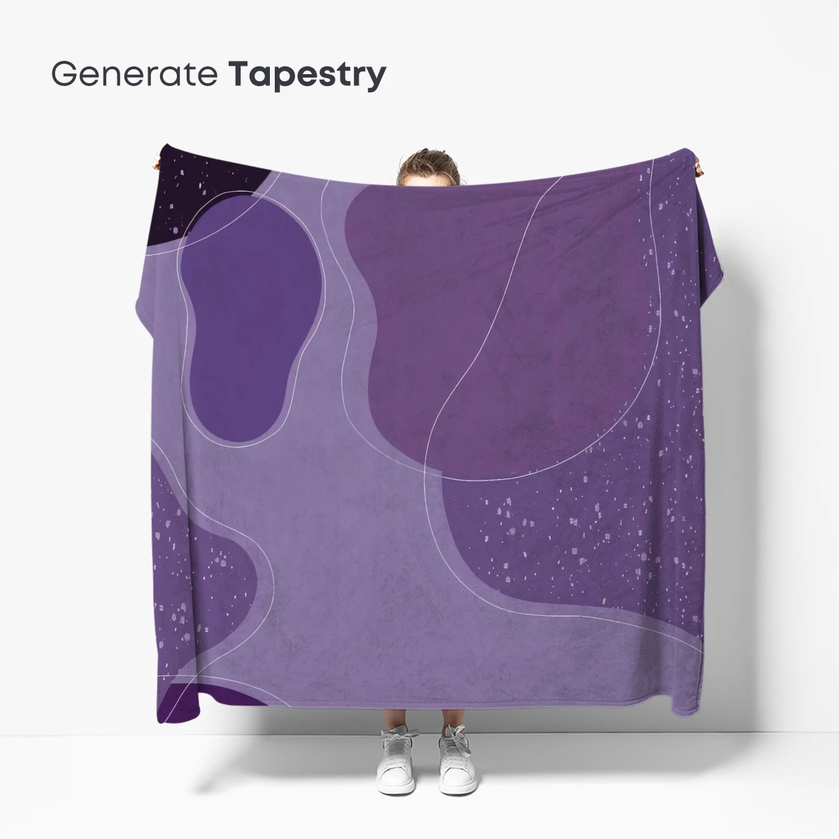 Purple Terrain Odyssey: Abstract Landscape Art - Image 5