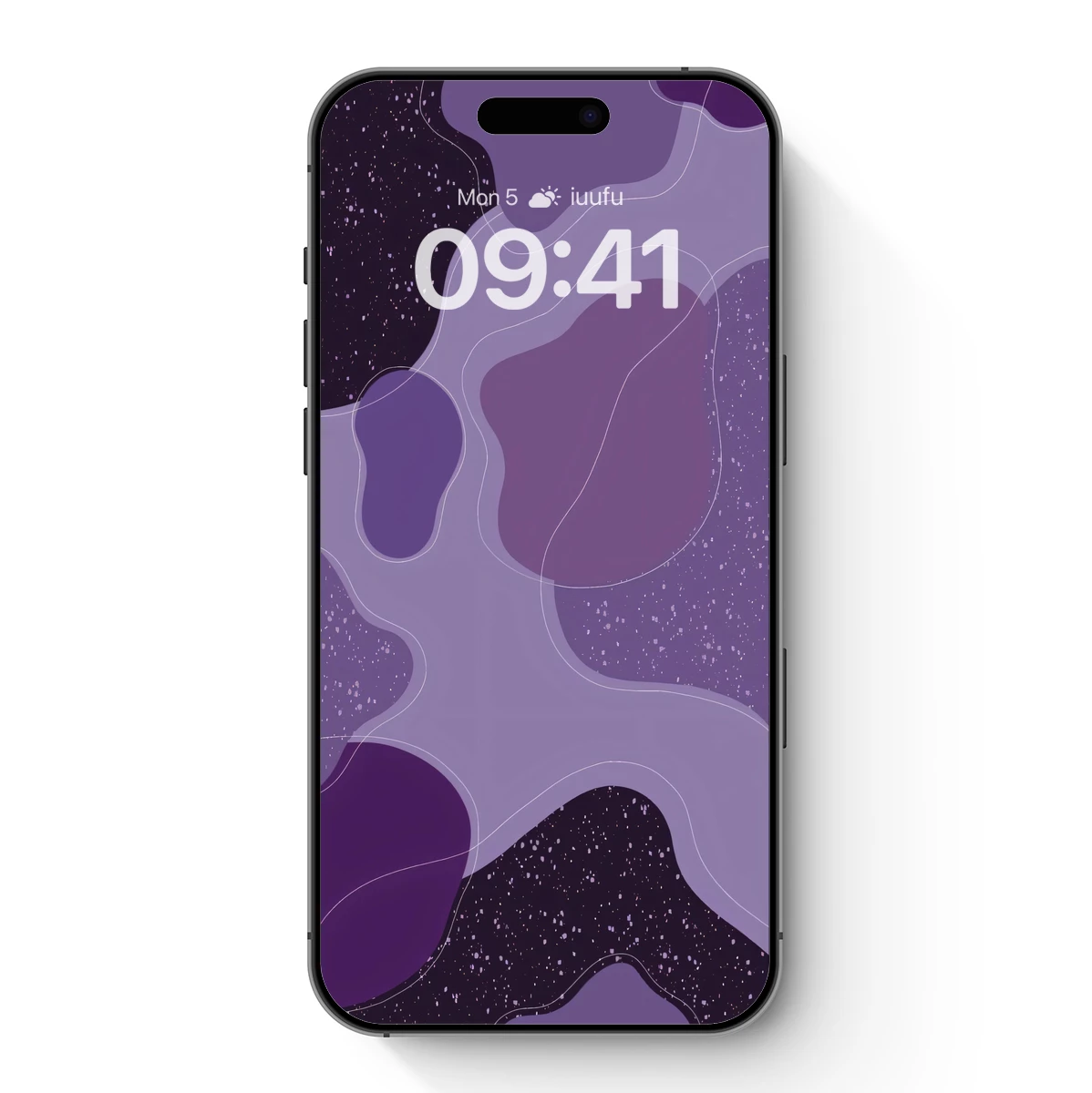 Purple Terrain Odyssey: Abstract Landscape Art