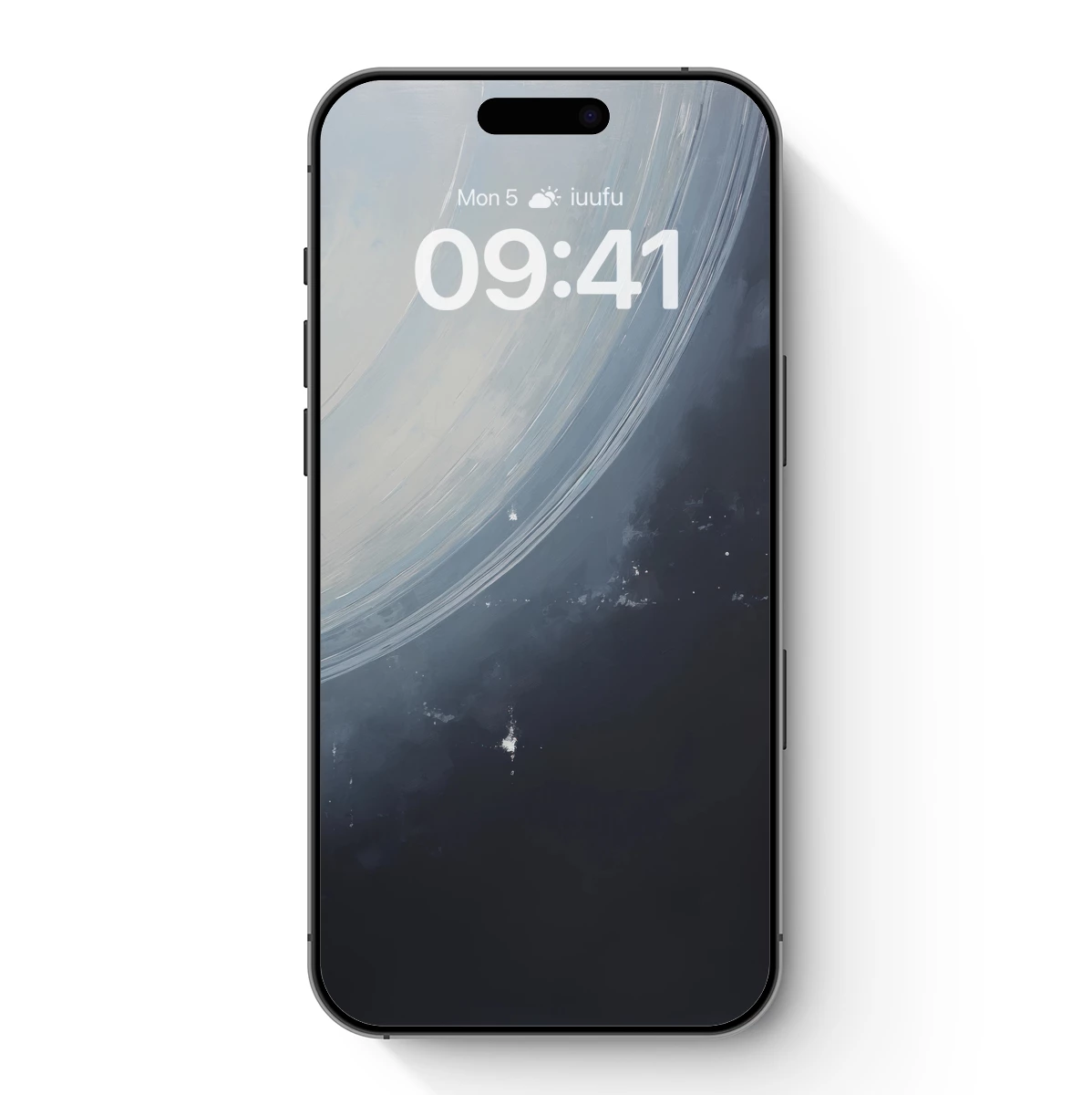 Ethereal Ringed Planet: Cosmic Serenity