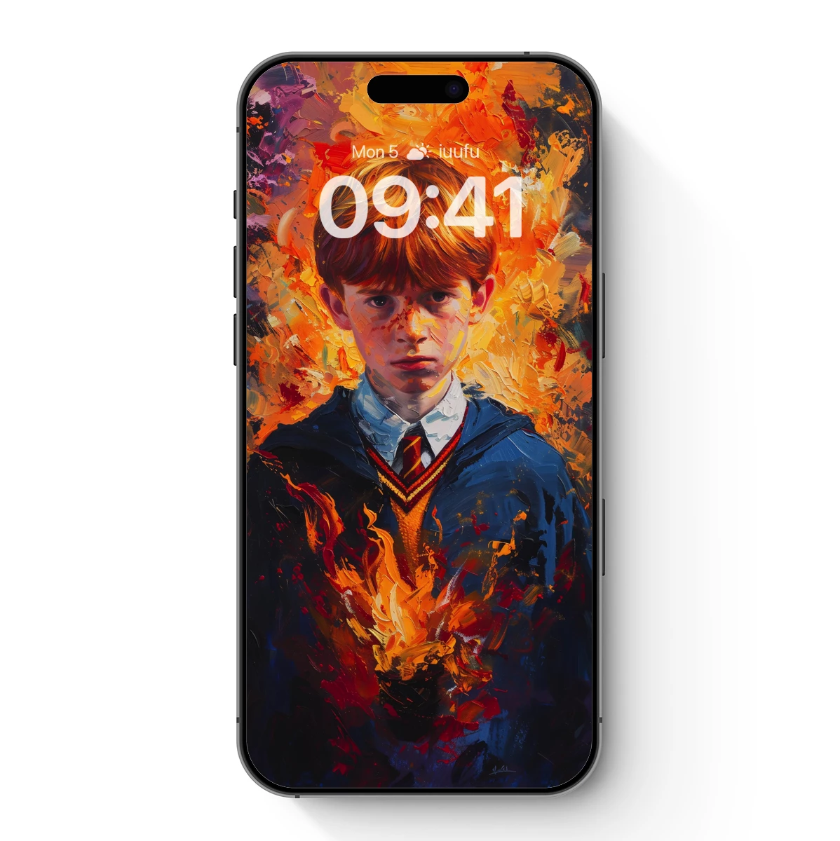 Flame-Enveloped Portrait: A Vibrant Artistic Odyssey