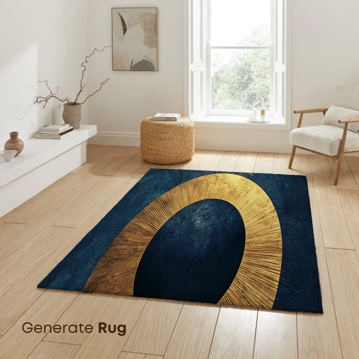 Golden Eclipse on Midnight Canvas - Image 6