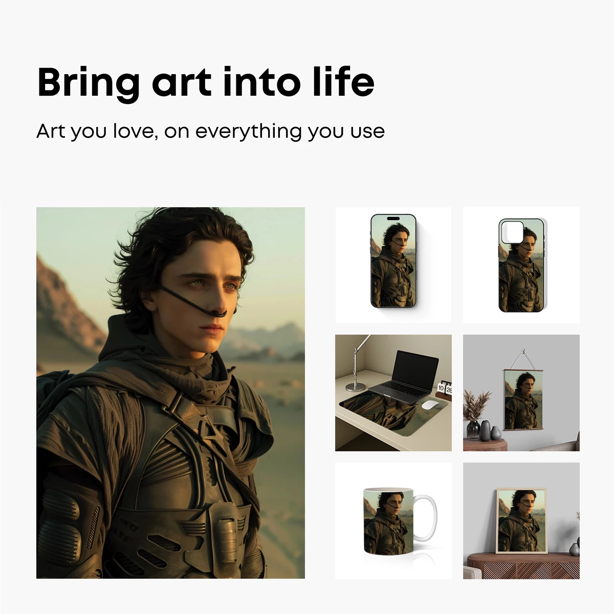 Desert Warrior in Futuristic Armor - Image 2