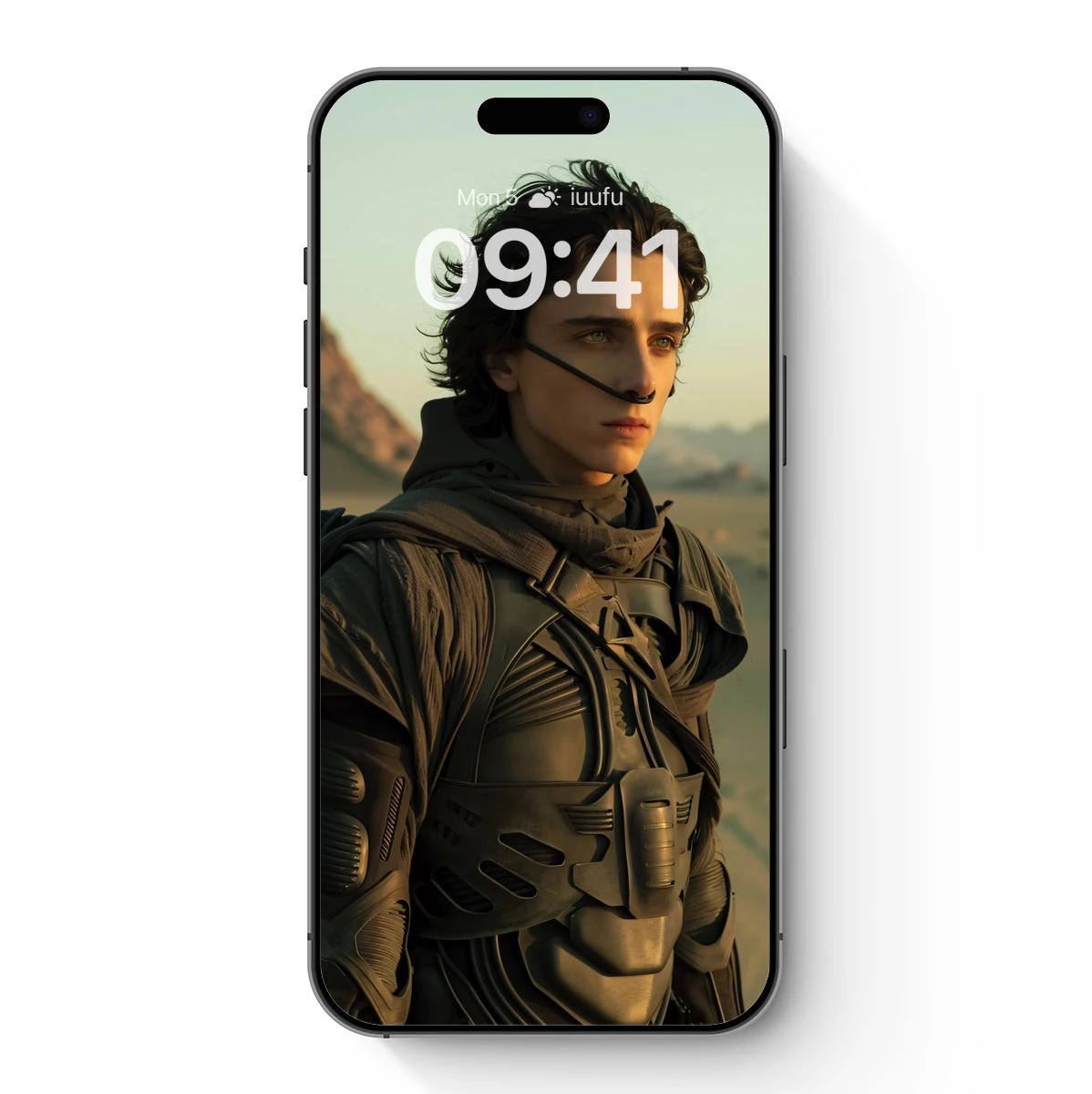 Desert Warrior in Futuristic Armor