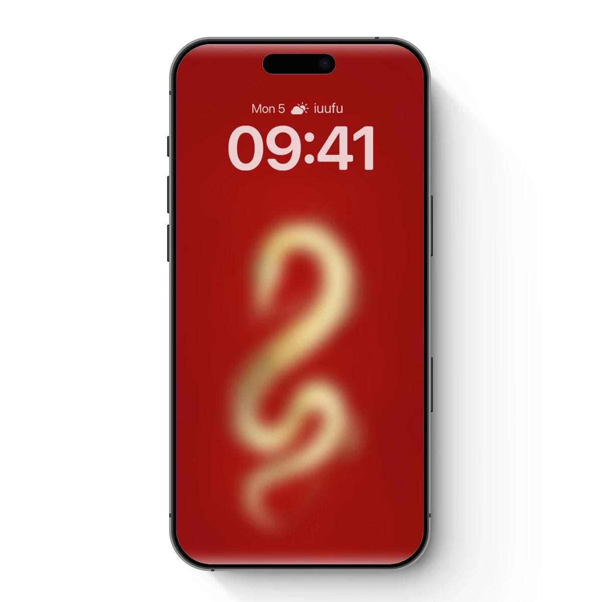 Golden Serpent's Dance on Crimson