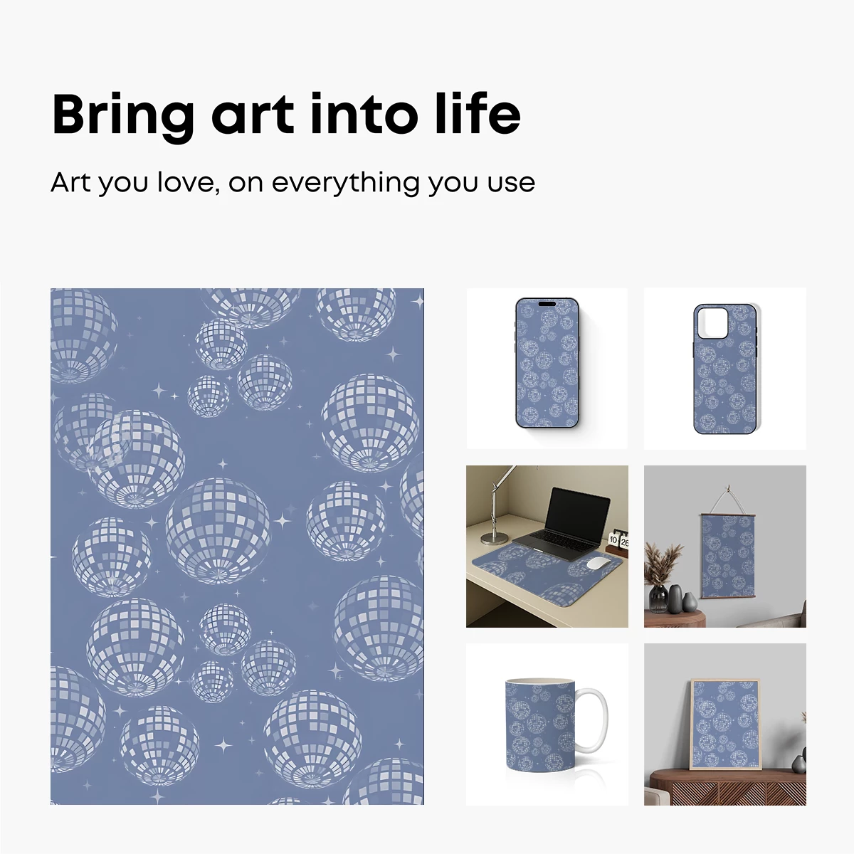 Disco Spheres in Pastel Twilight - Image 2