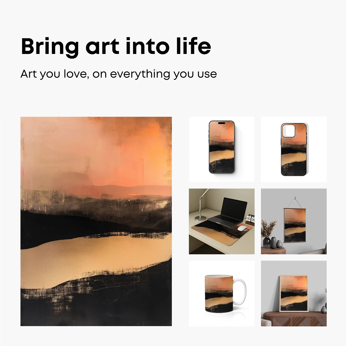 Abstract Sunset Serenity - Image 2