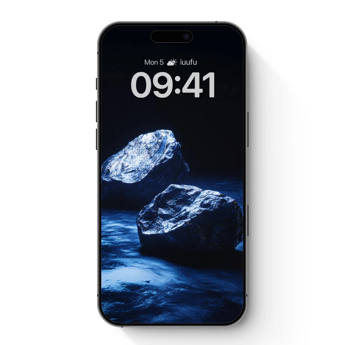 Luminous Stones in Midnight Blue