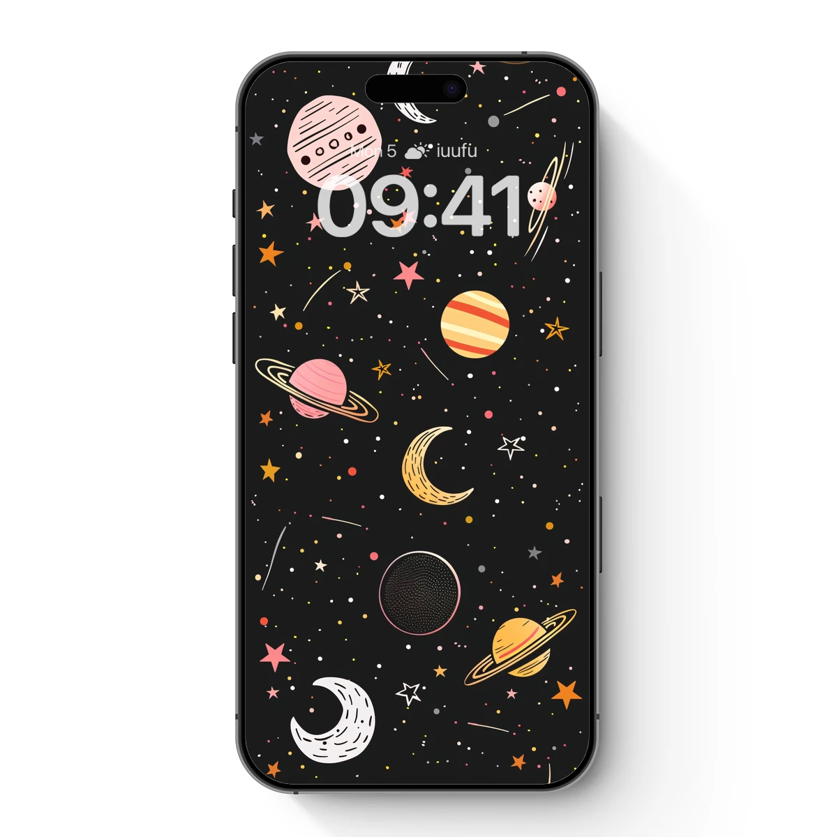 Cosmic Dreamscape: Whimsical Planets and Stars