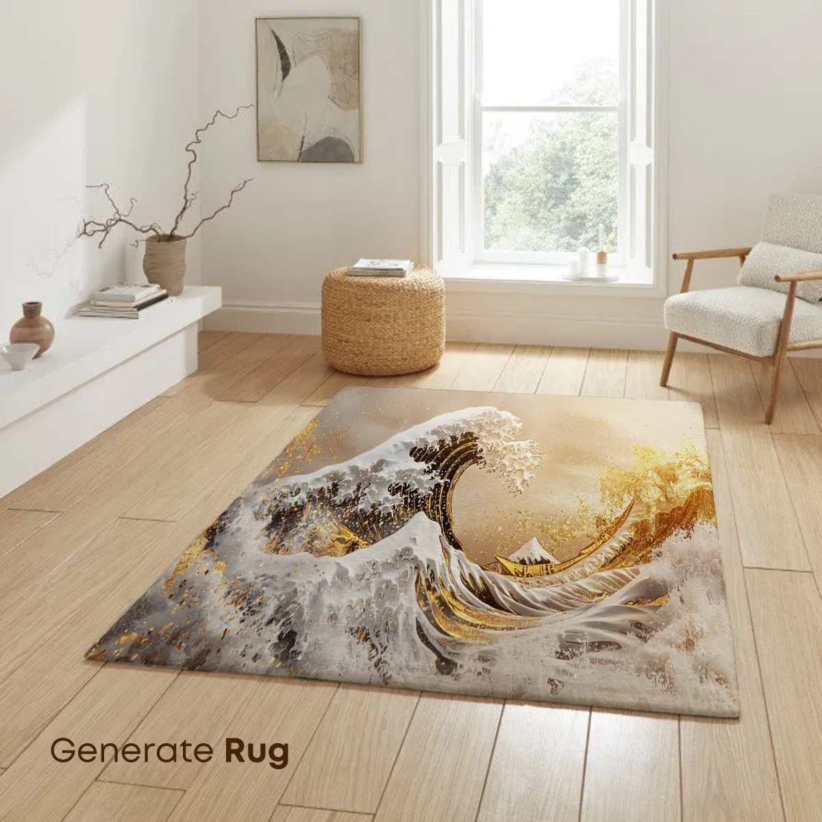 Golden Wave Odyssey: Hokusai's Legacy Reimagined - Image 6