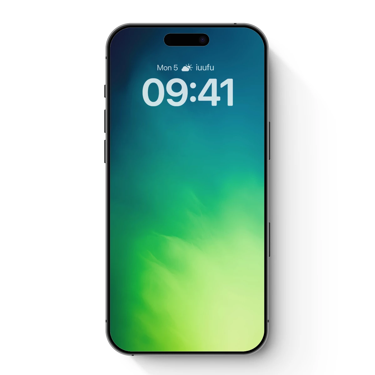 Aqua Verde Symphony: Fluid Gradient Art