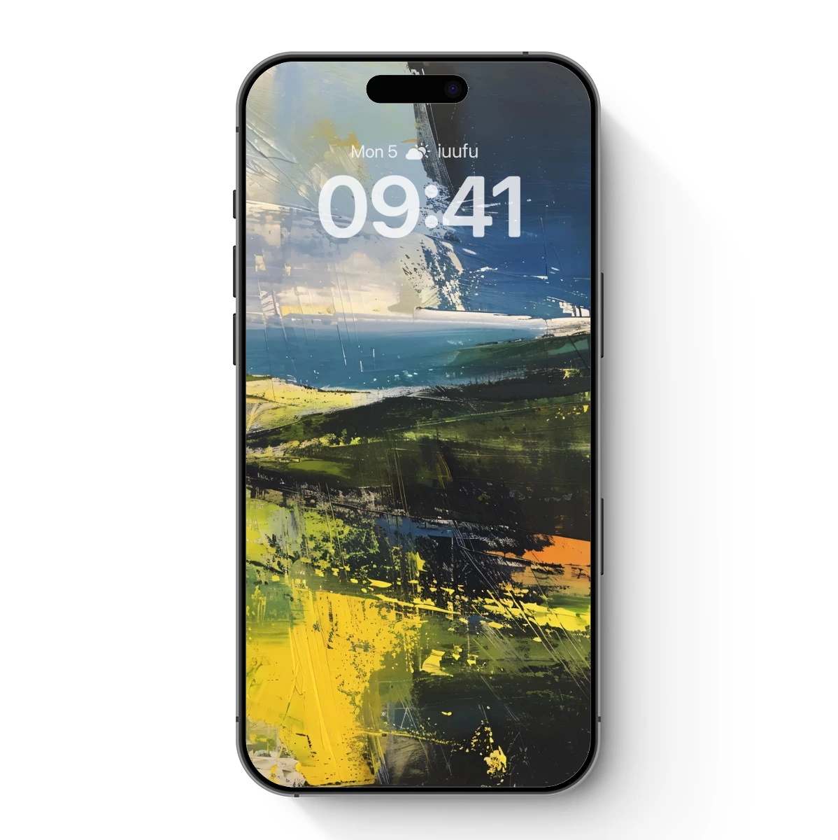 Abstract Coastal Symphony: Vibrant Impressionism