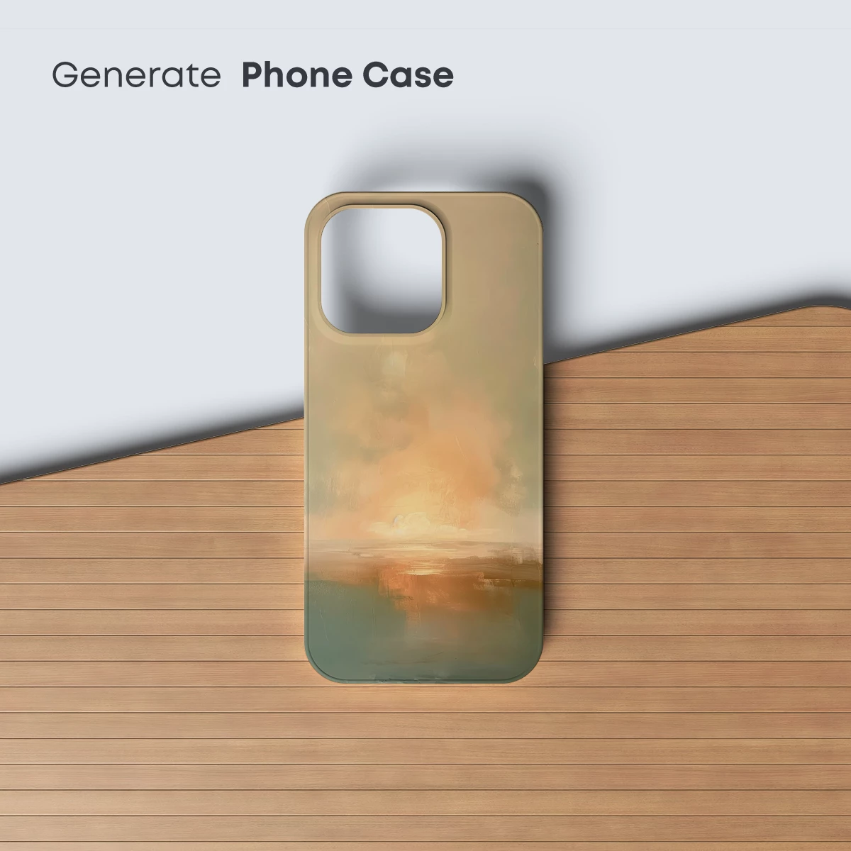 Ethereal Horizon Glow: Abstract Sunset Symphony - Image 3