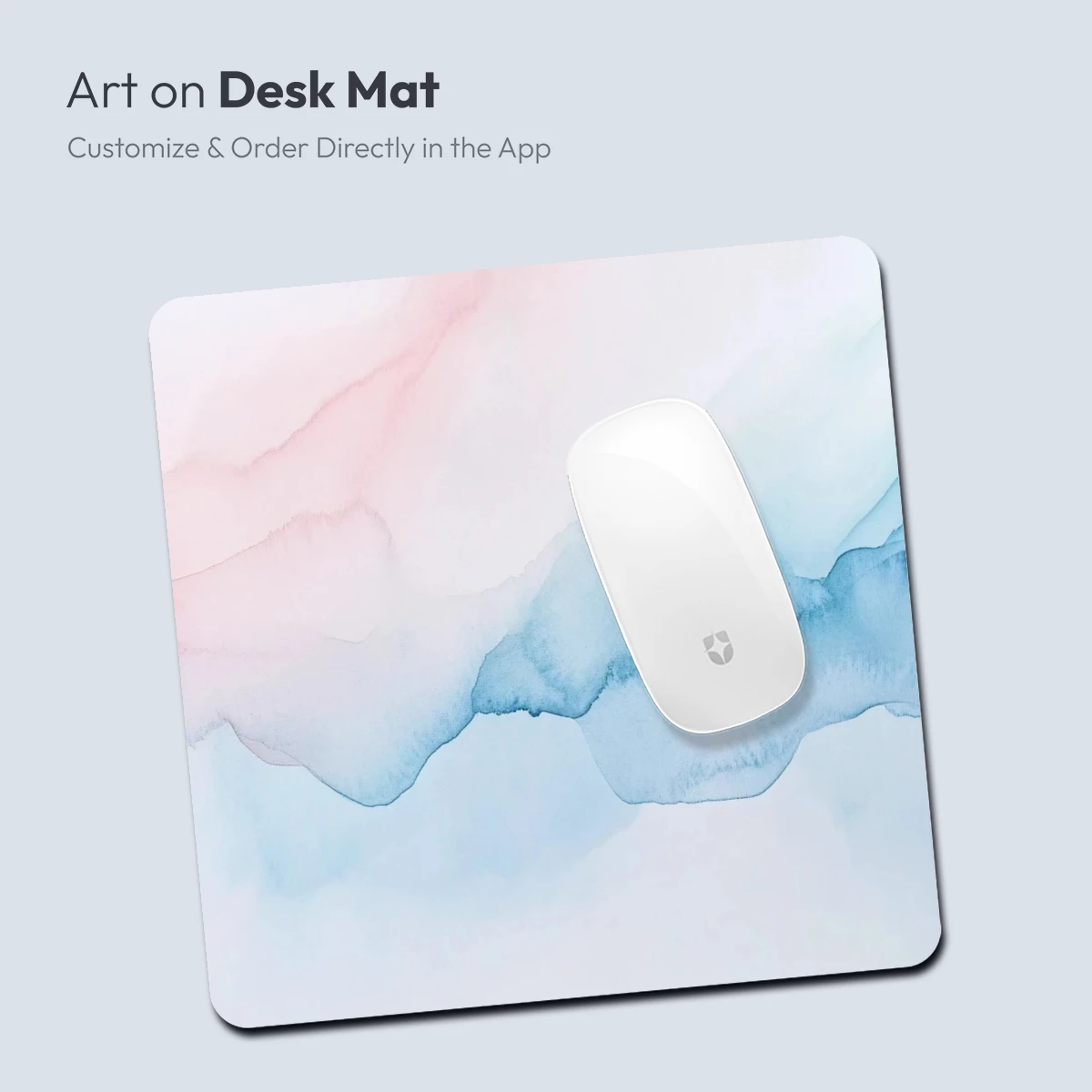 Ethereal Watercolor Waves: Pink and Blue Fusion - Image 3