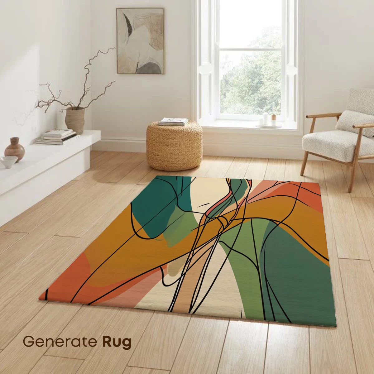 Ethereal Dancer in Abstract Flow - Image 6