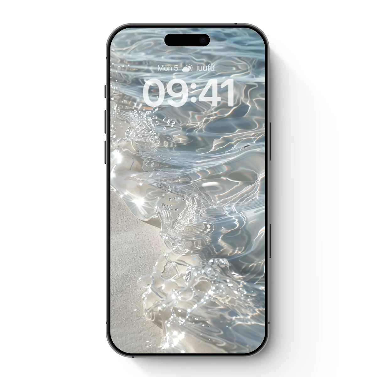 Crystal Waves: Sunlit Water’s Dance on Sand Crystal Waves: Sunlit Water's Dance on Sand