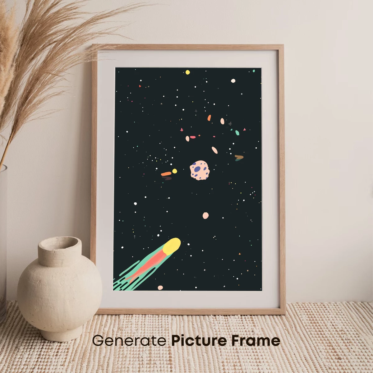 Cosmic Comet: A Whimsical Space Odyssey - Image 7