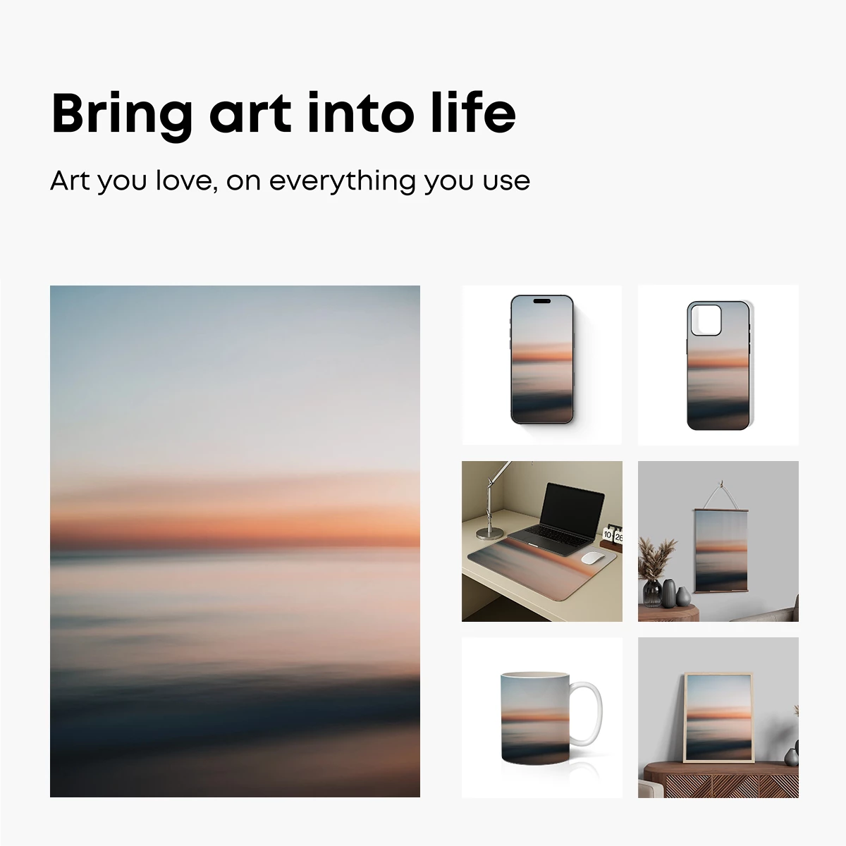 Blurred Horizon: Sunset's Whisper - Image 2
