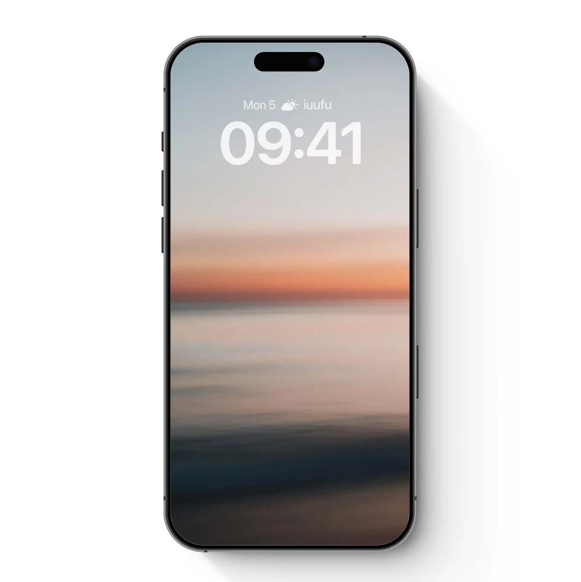 Blurred Horizon: Sunset's Whisper