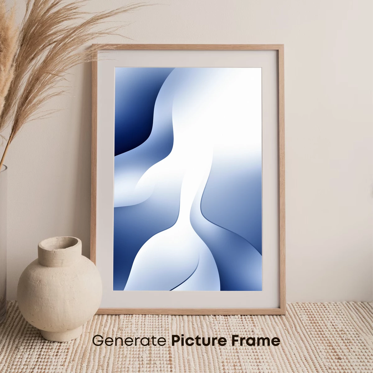 Ethereal Flow: Abstract Curves in Gradient Harmony - Image 7