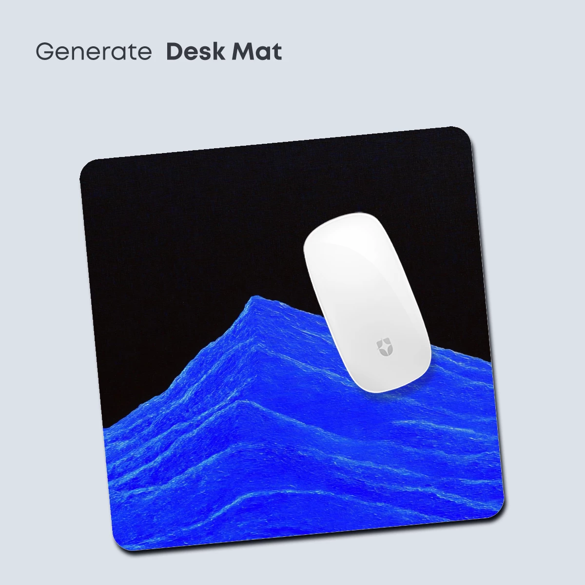 Cerulean Peak: A Monochromatic Mountain Odyssey - Image 4