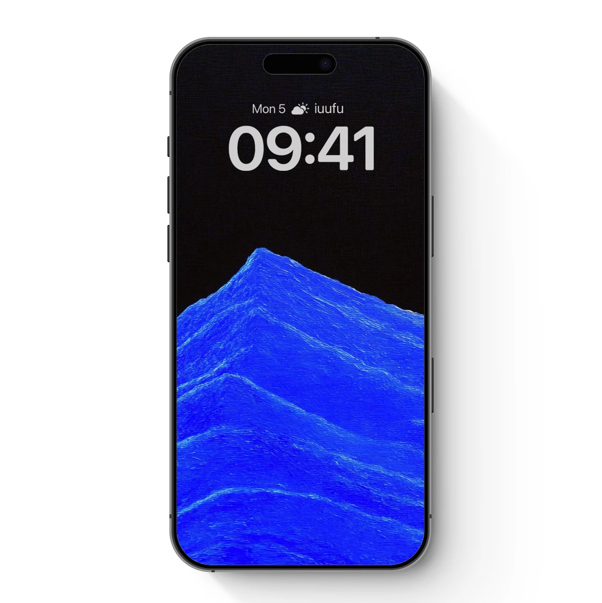 Cerulean Peak: A Monochromatic Mountain Odyssey