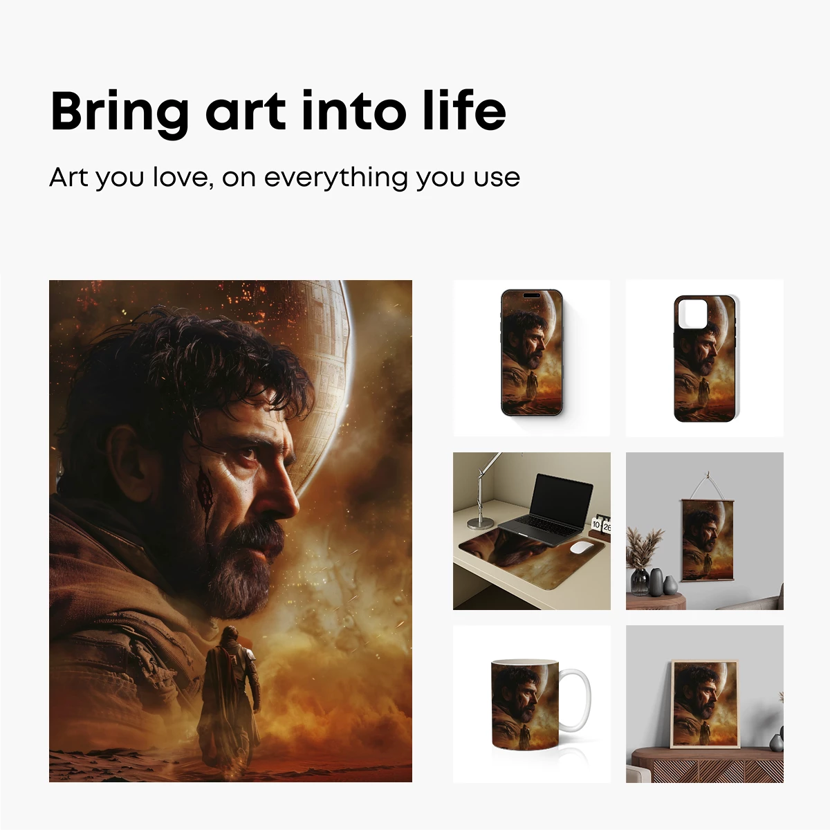 Desert Warrior Under the Death Star - Image 2