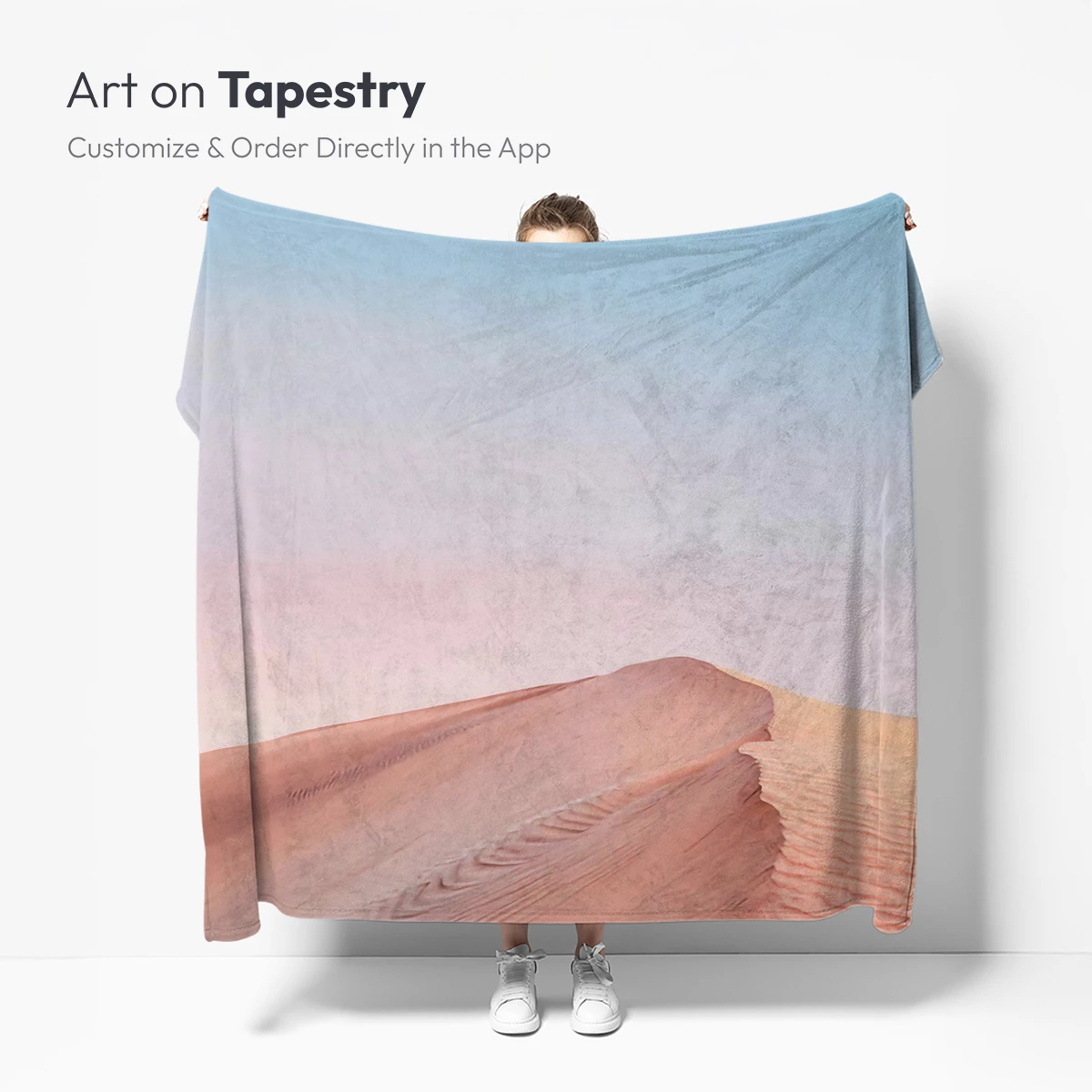 Desert Dune Symphony: Pastel Skies and Sand Ripples - Image 5