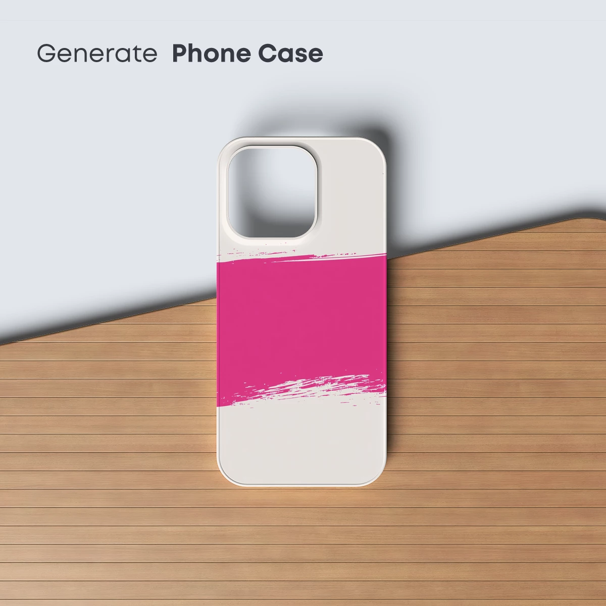 Bold Brushstroke Symphony in Pink - Image 3