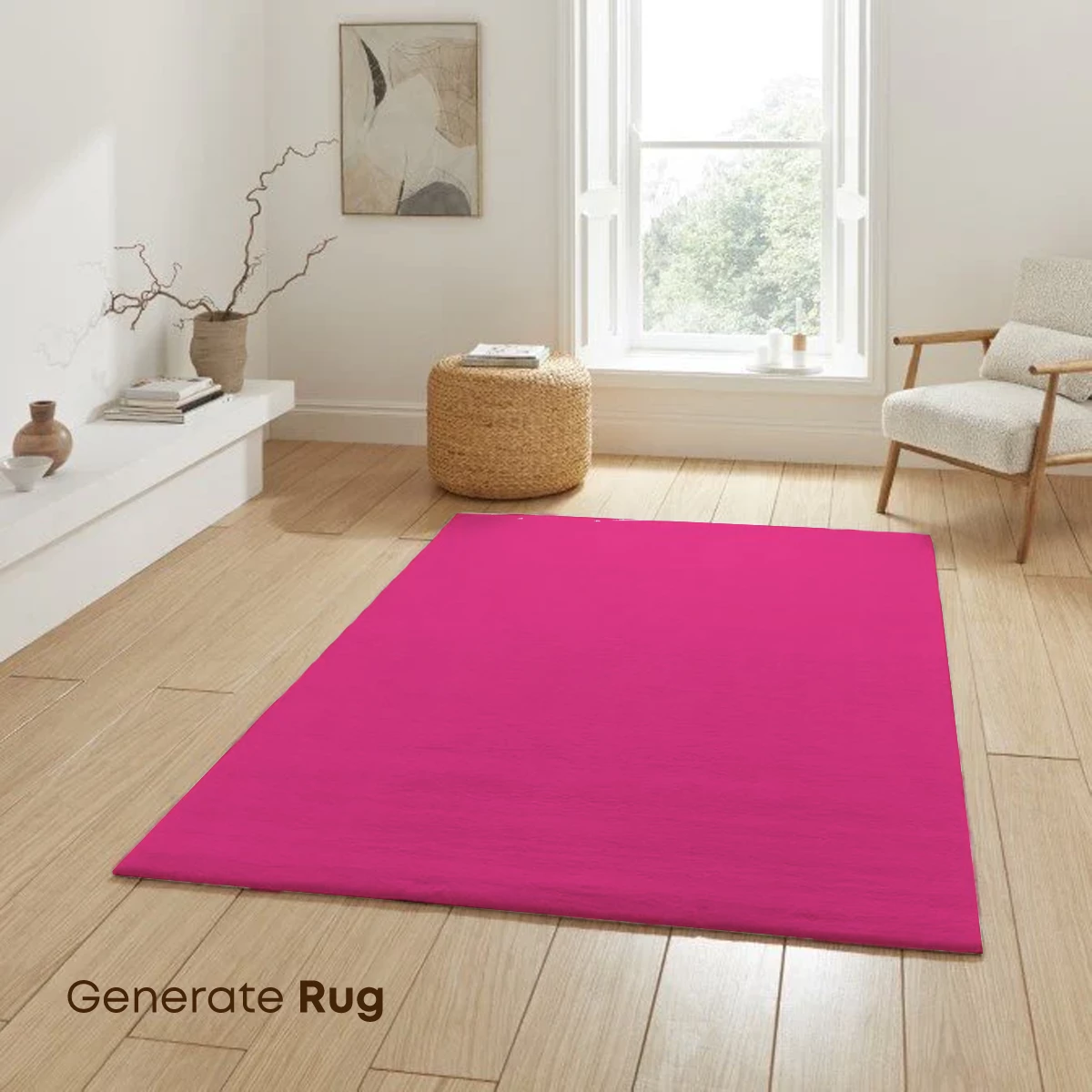 Bold Brushstroke Symphony in Pink - Image 6