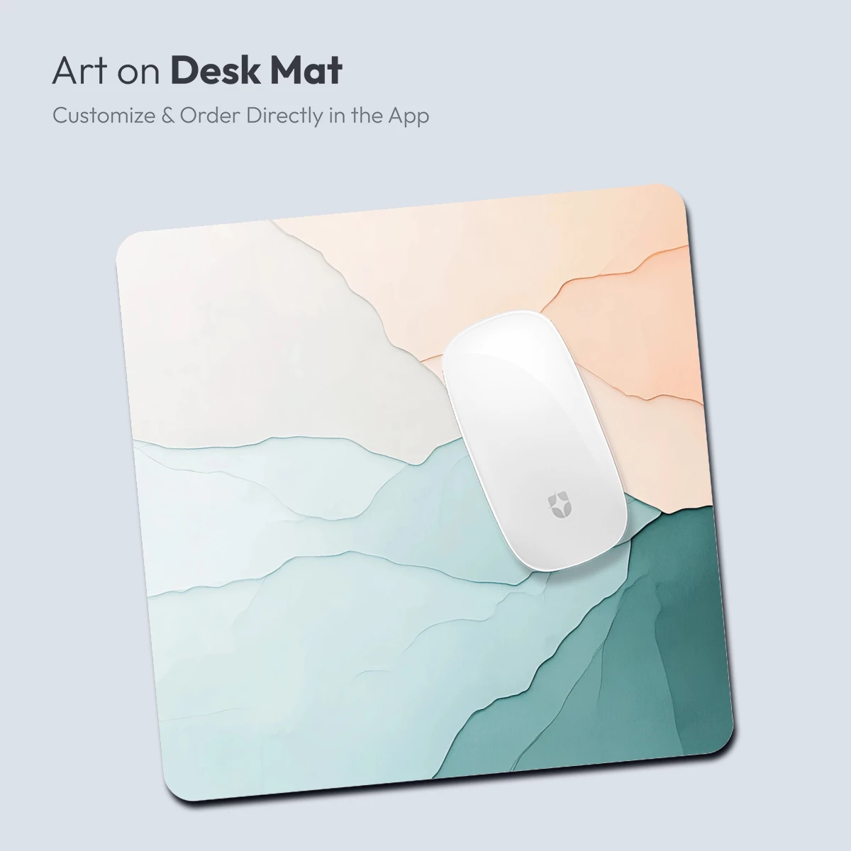 Abstract Terrain Odyssey: Pastel Waves and Shadows - Image 4