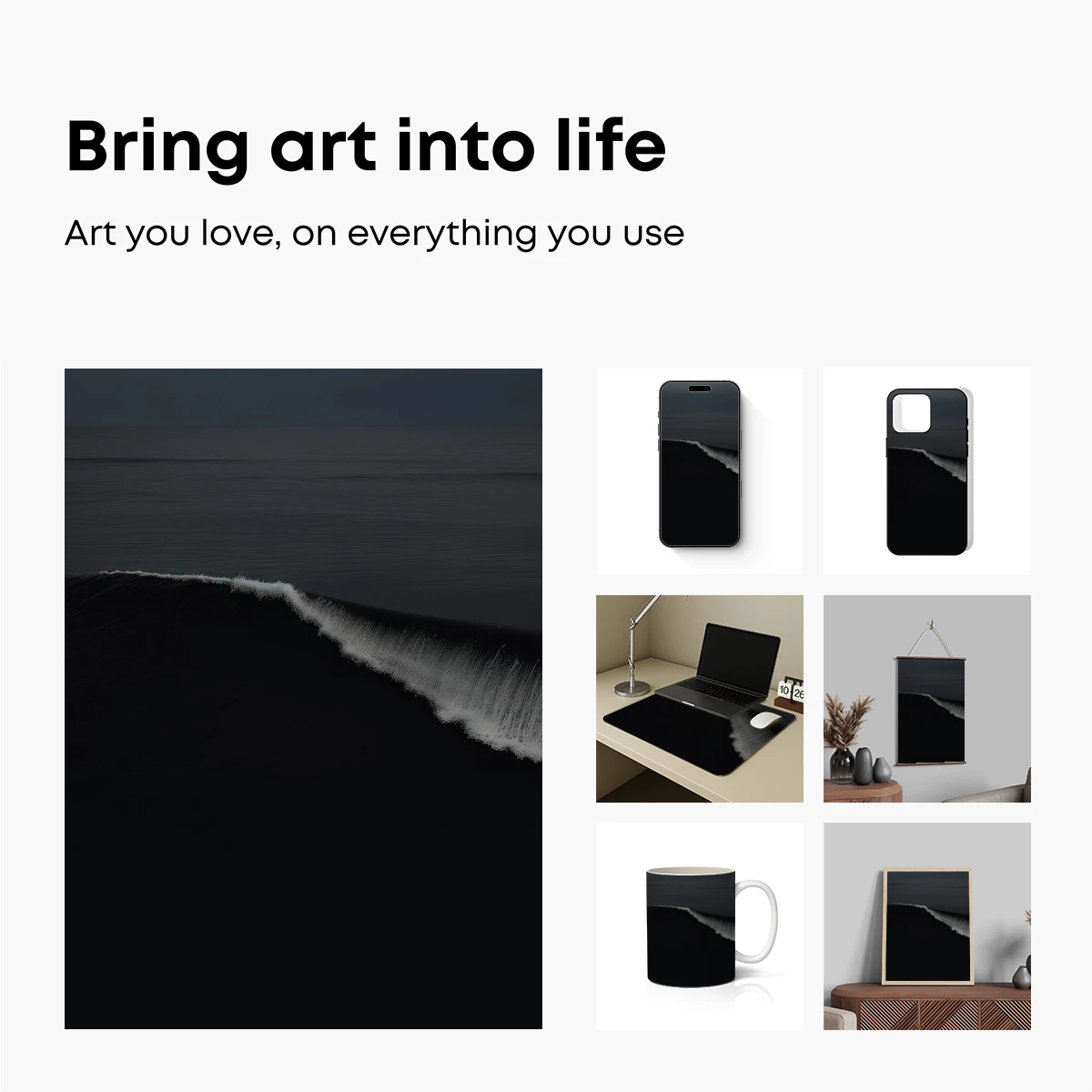 Eternal Wave: Dark Ocean Symphony - Image 2