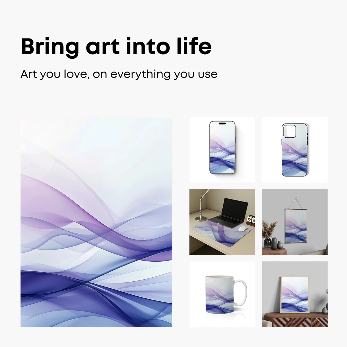 Ethereal Flow: Purple Hues in Motion - Image 2