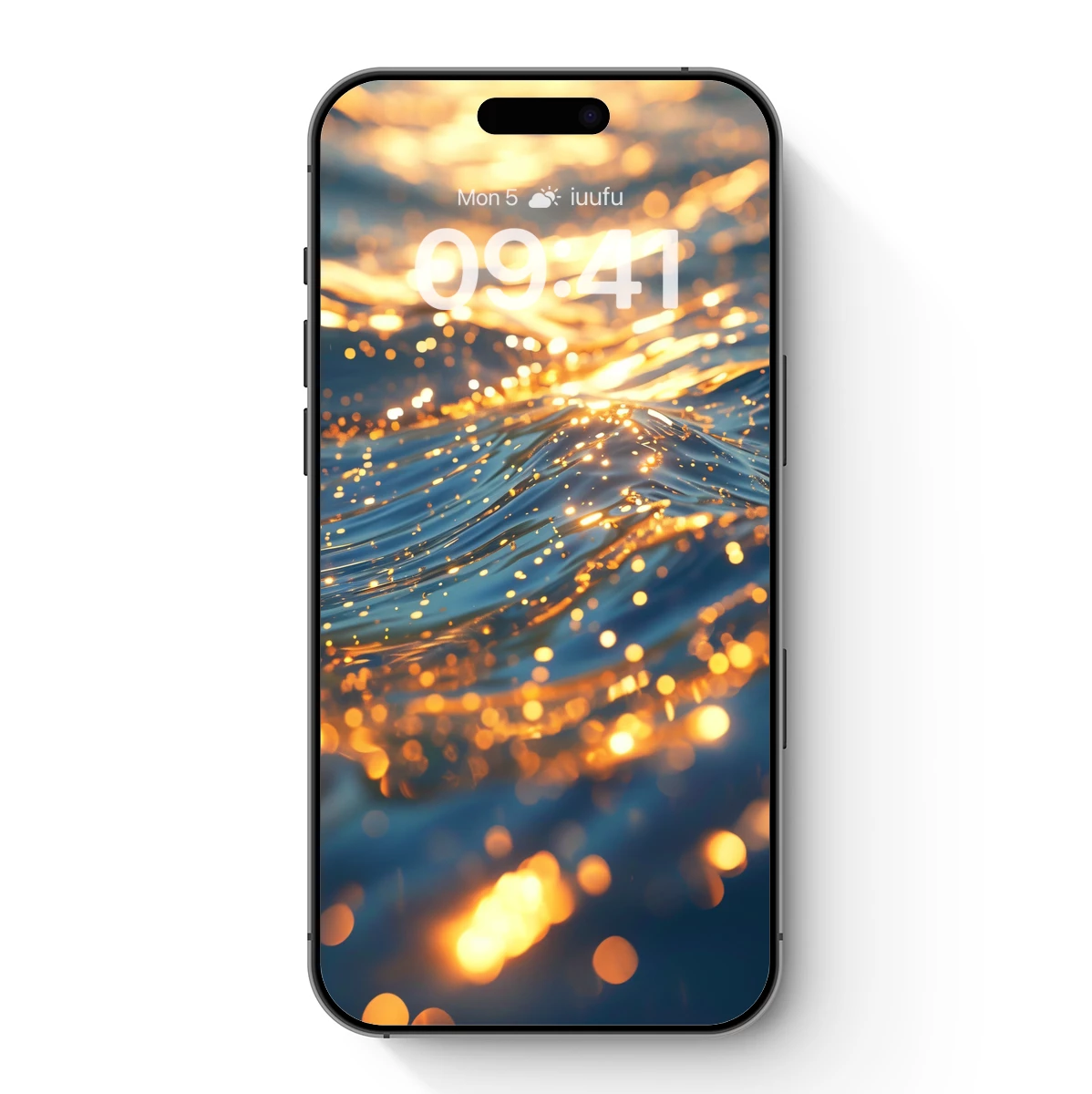 Golden Ripple Symphony: Sunlit Water Waves Golden Ripple Symphony: Sunlit Water Waves