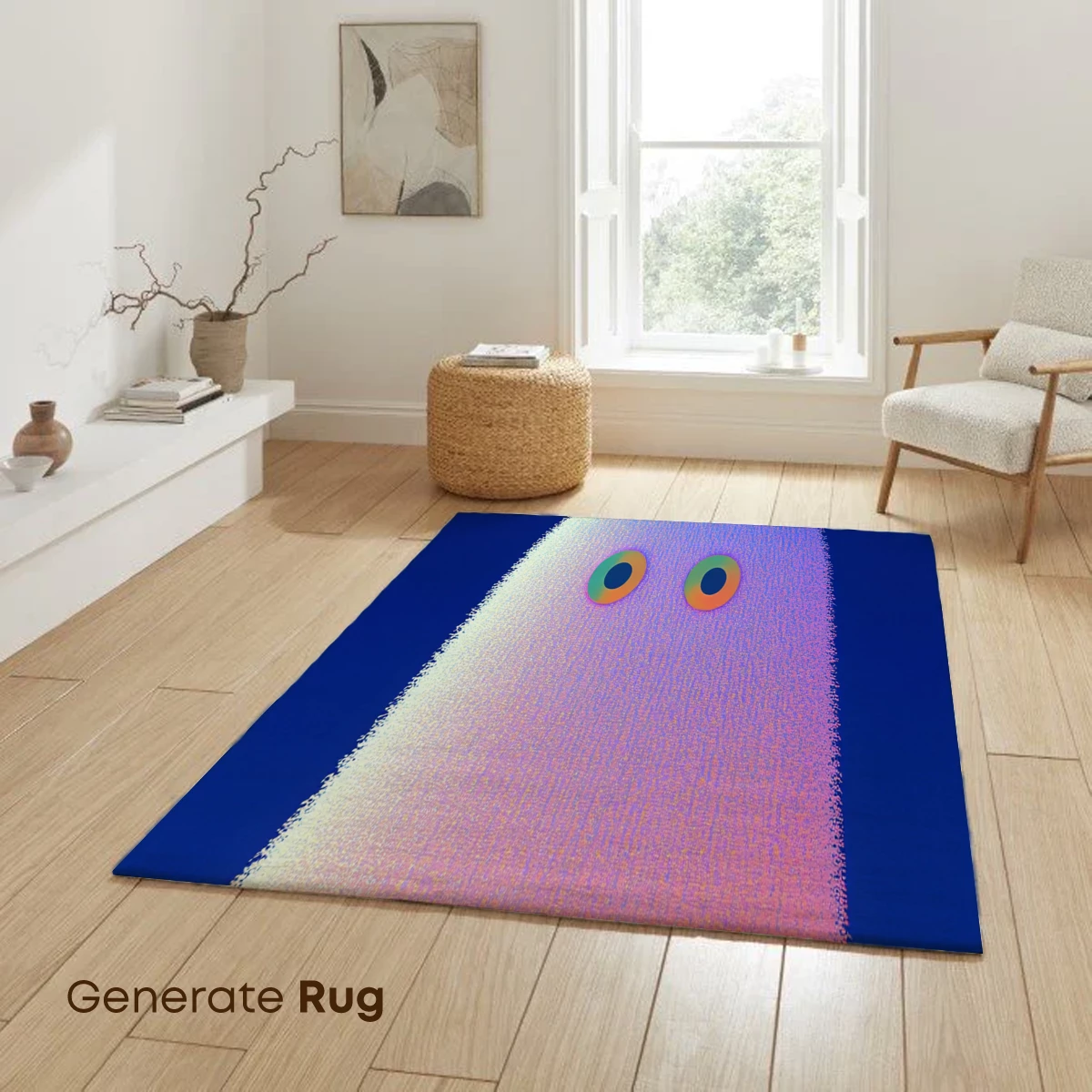 Fuzzy Ghost in Neon Glow - Image 6