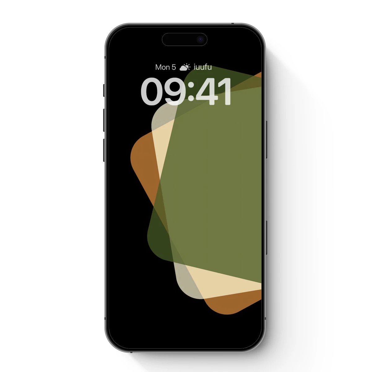 Abstract Olive Fusion: Layered Elegance