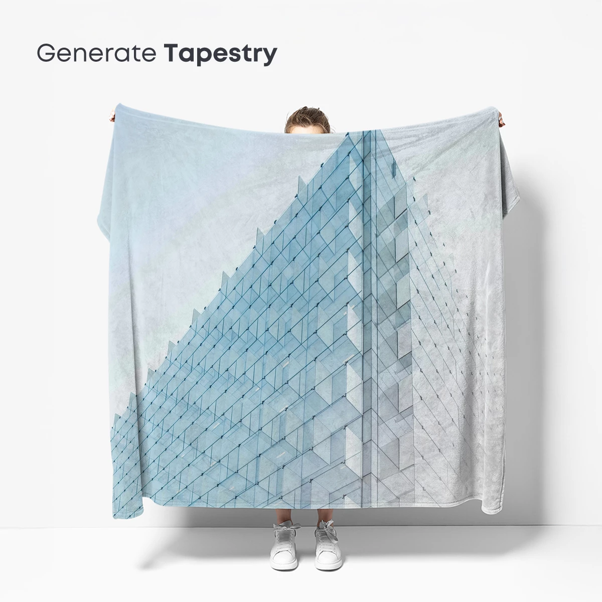 Geometric Glass Facade: A Crystal Symphony in Light and Shadow - Image 5