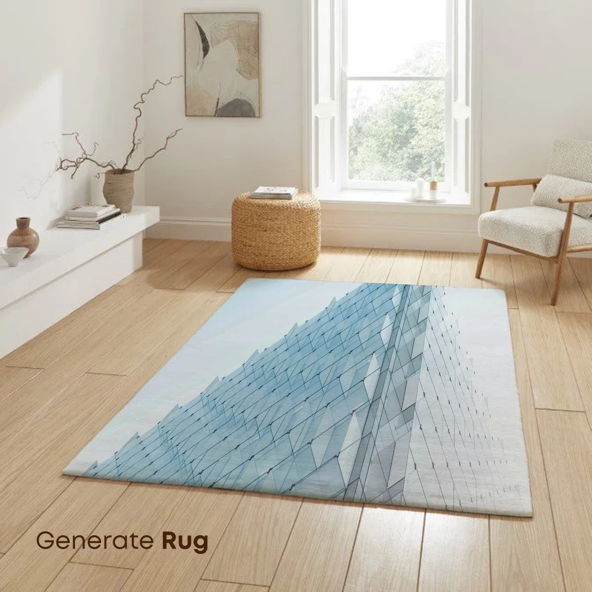 Geometric Glass Facade: A Crystal Symphony in Light and Shadow - Image 6