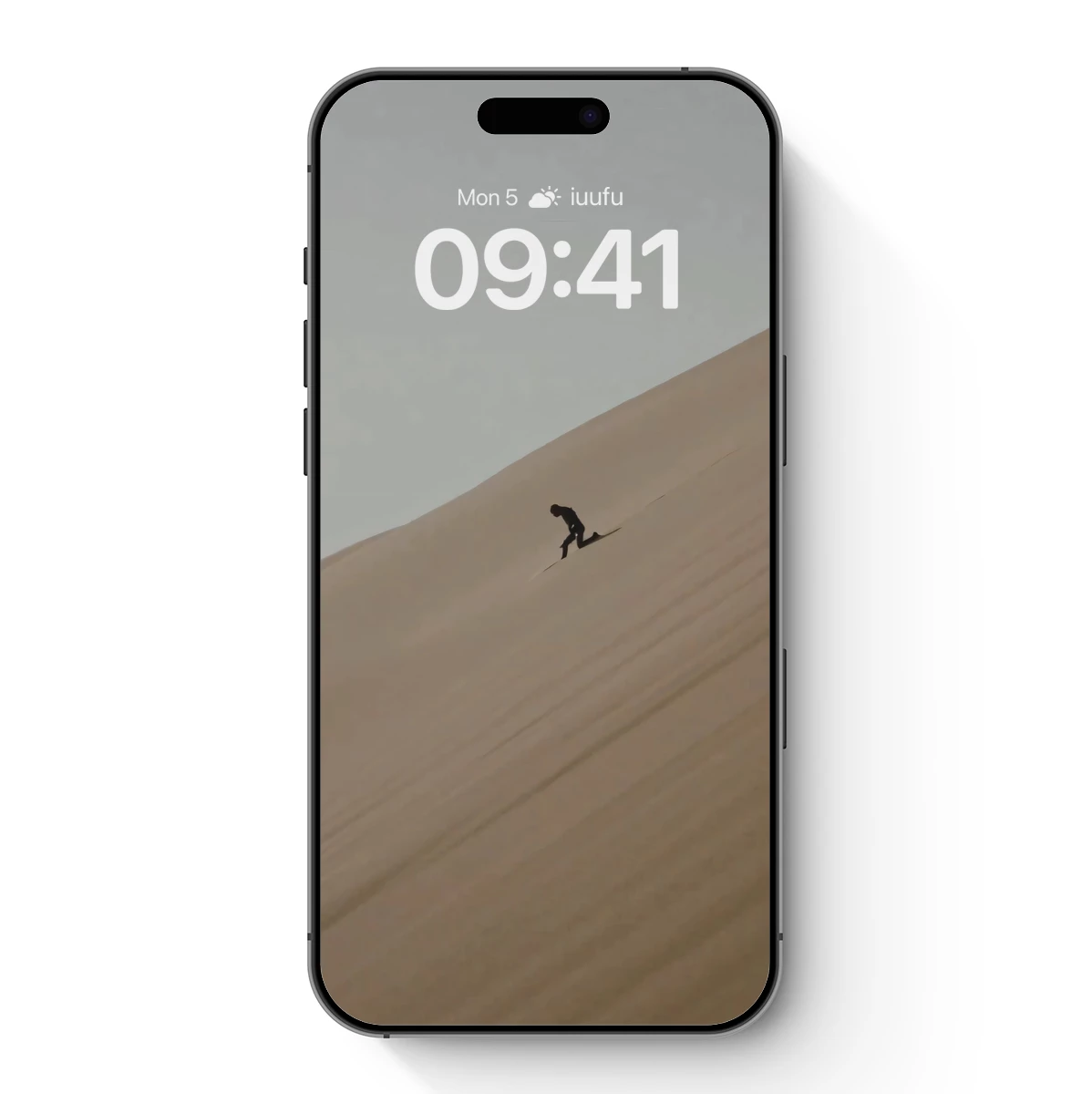 Desert Soloist: Sandboarding Elegance