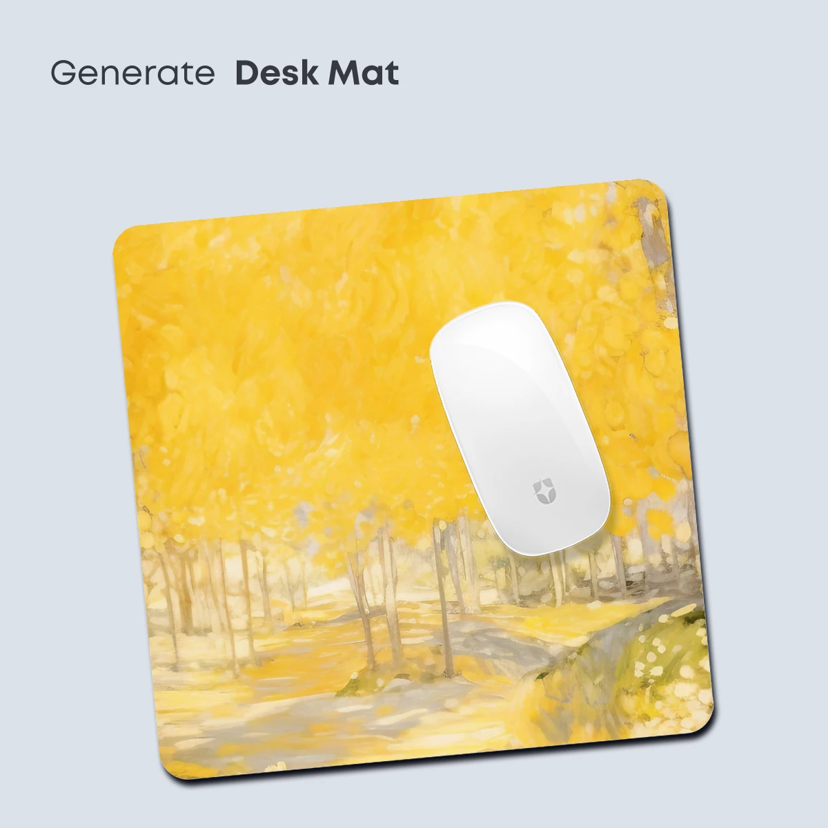 Golden Autumn Canopy: Impressionist Forest Glow - Image 4