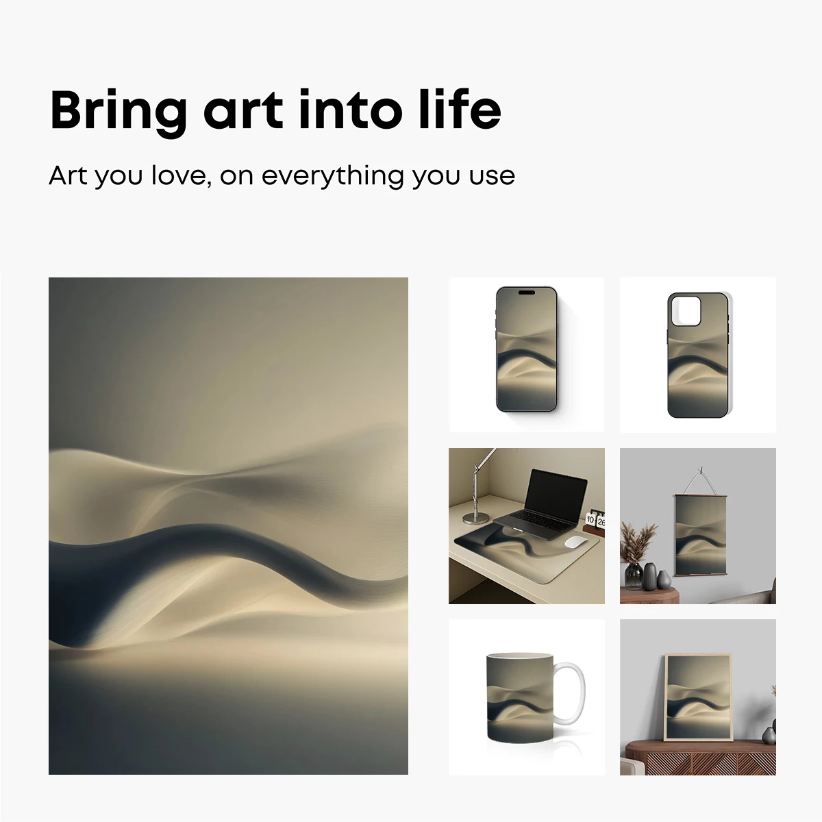 Ethereal Flow: Sculpted Light and Shadow - Image 2