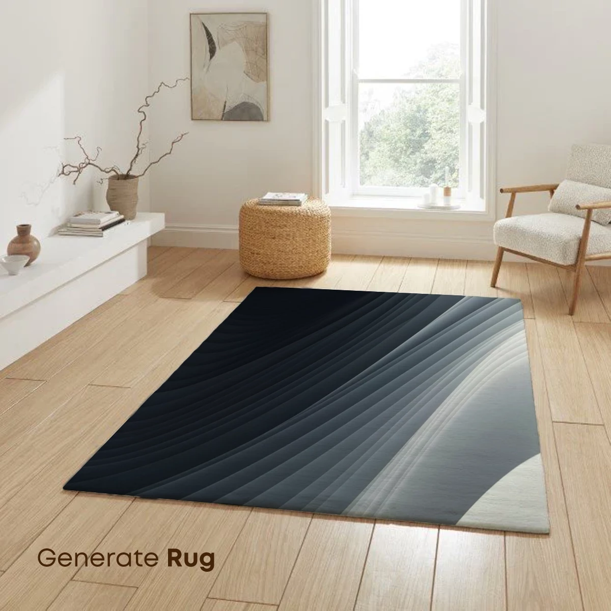 Elegant Gradient Waves: A Digital Symphony in Monochrome - Image 6