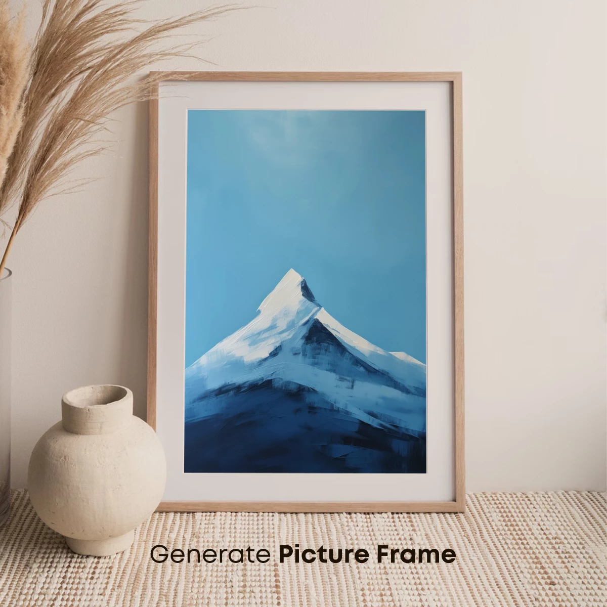 Eternal Snow Peak: Abstract Mountain Majesty - Image 7