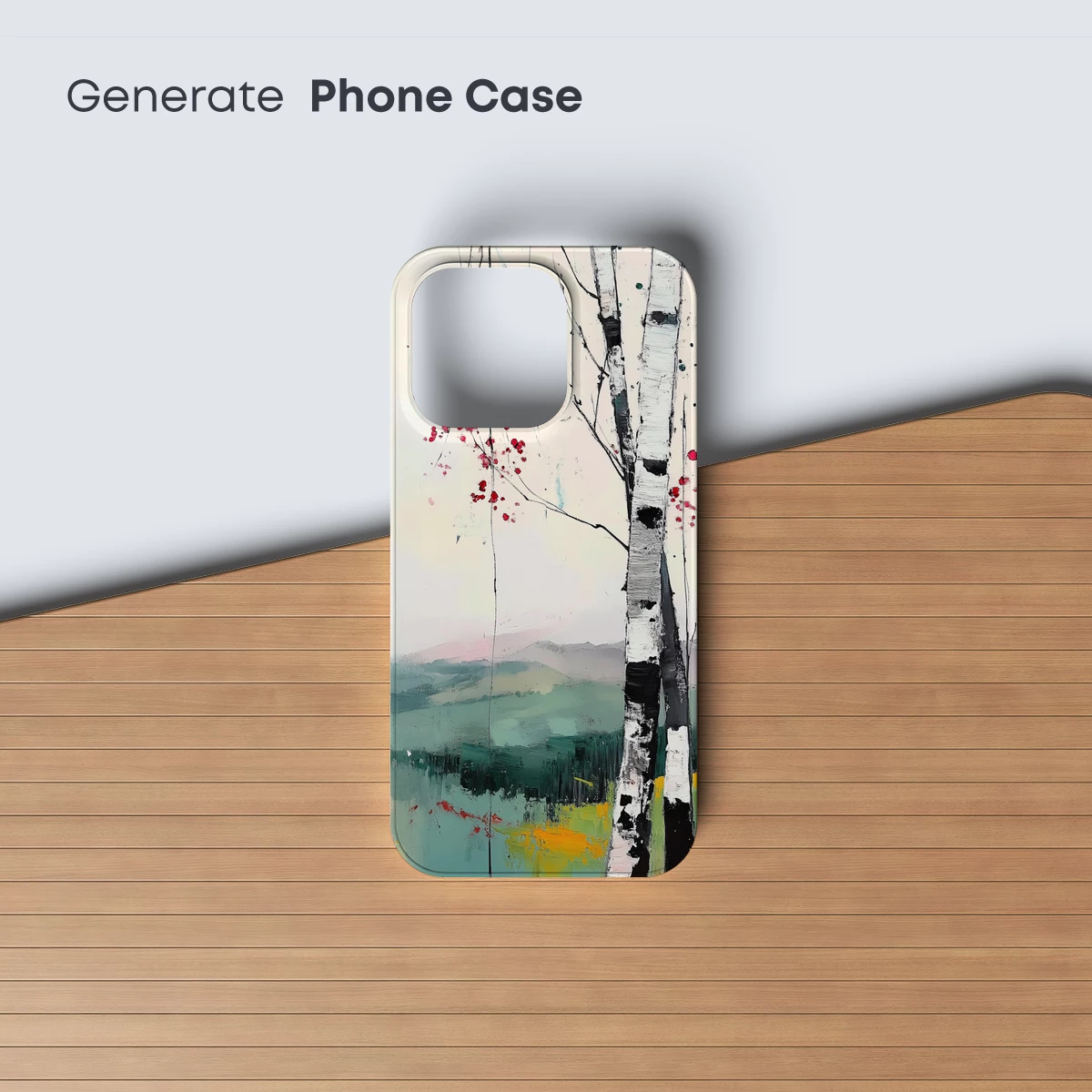 Birch Whispers in Abstract Harmony - Image 3