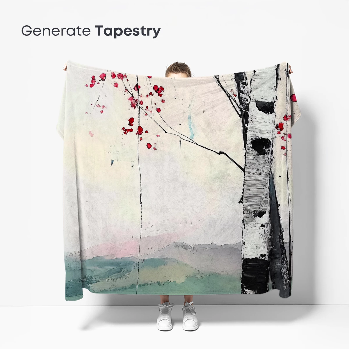 Birch Whispers in Abstract Harmony - Image 5