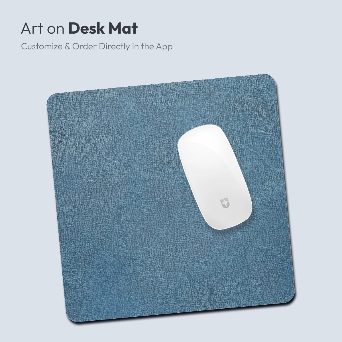 Ethereal Blue Leather Texture - Image 4