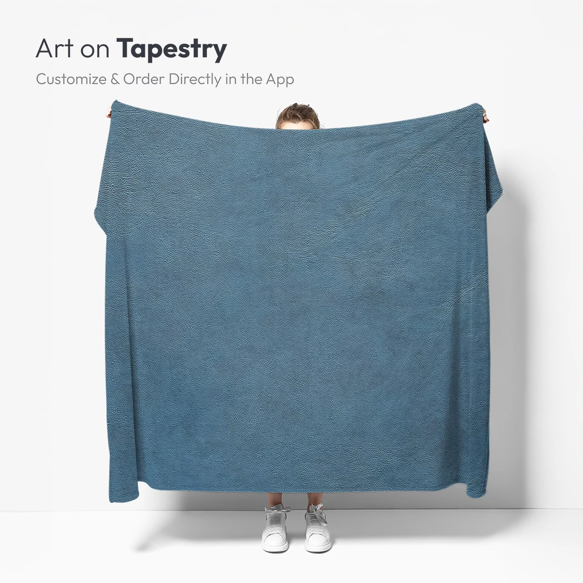 Ethereal Blue Leather Texture - Image 5