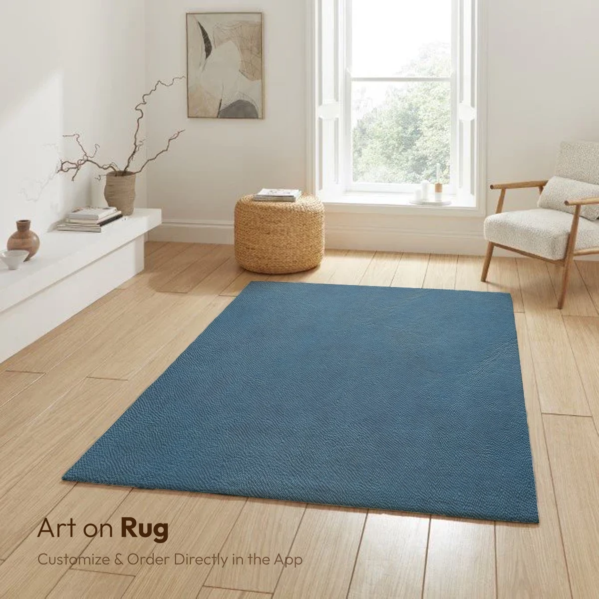 Ethereal Blue Leather Texture - Image 6