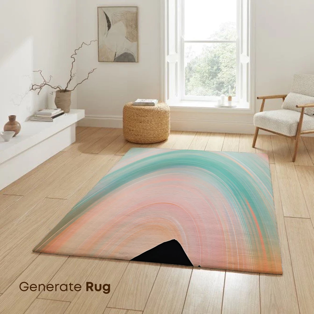 Ethereal Mountain Arcs: A Symphony of Pastel Swirls - Image 6